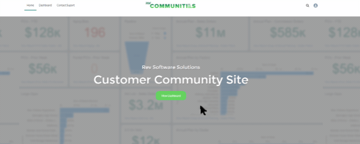 REV Communities portal giving manufacturers and dealers real time access to sales, pipeline, quotes, and orders